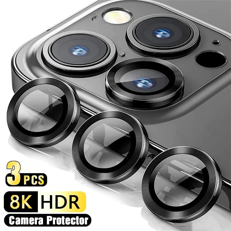 3Pcs Camera Lens Protector ✨ | For iPhone 11-16 Pro Max & Plus