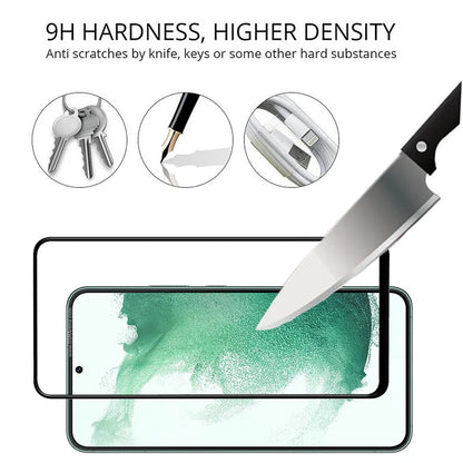 Tempered Glass for Samsung Galaxy S21-S25 📱 | Fingerprint Unlock Compatible