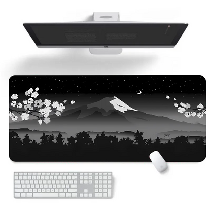 RGB Cherry Blossom Mouse Pad 🌸| Large Gaming Desk mat & Laptop Accessory 🎮