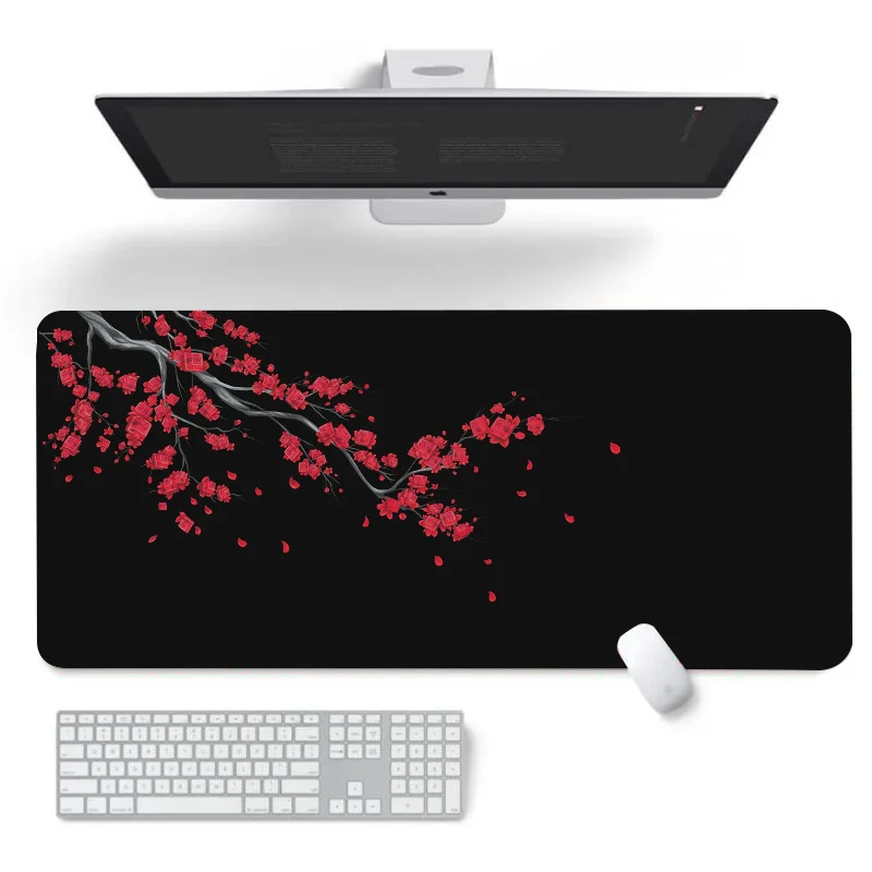 RGB Cherry Blossom Mouse Pad 🌸| Large Gaming Desk mat & Laptop Accessory 🎮