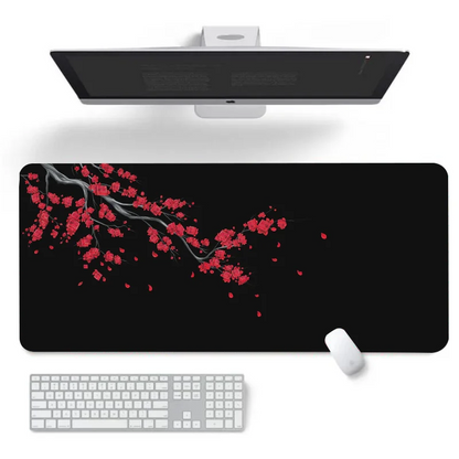 RGB Cherry Blossom Mouse Pad 🌸| Large Gaming Desk mat & Laptop Accessory 🎮