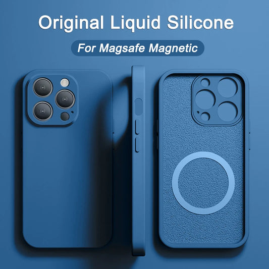 MagSafe Liquid Silicone Case | Wireless Charging Cover