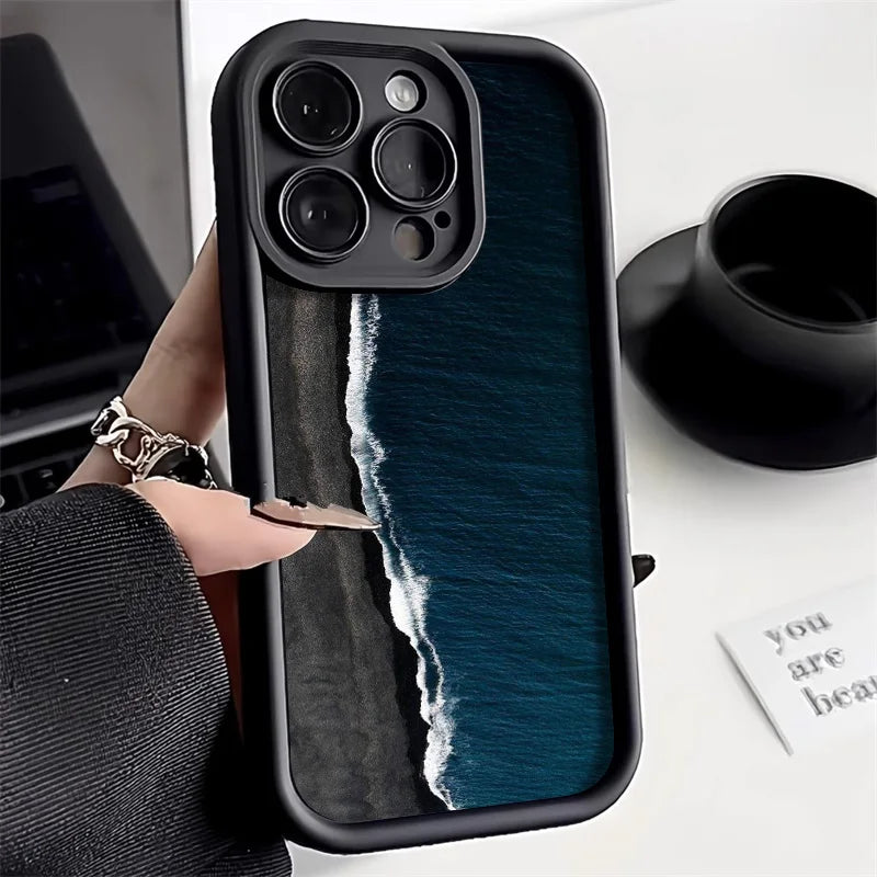 Liquid Silicone Shockproof Case for iPhone 7-16