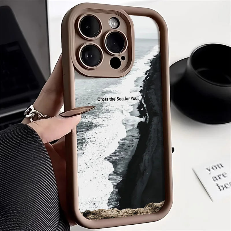 Liquid Silicone Shockproof Case for iPhone 7-16