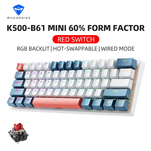 K500-B61 Mini Mechanical Keyboard 🎮